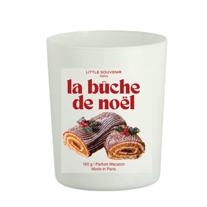 La bougie Bûche de Noël