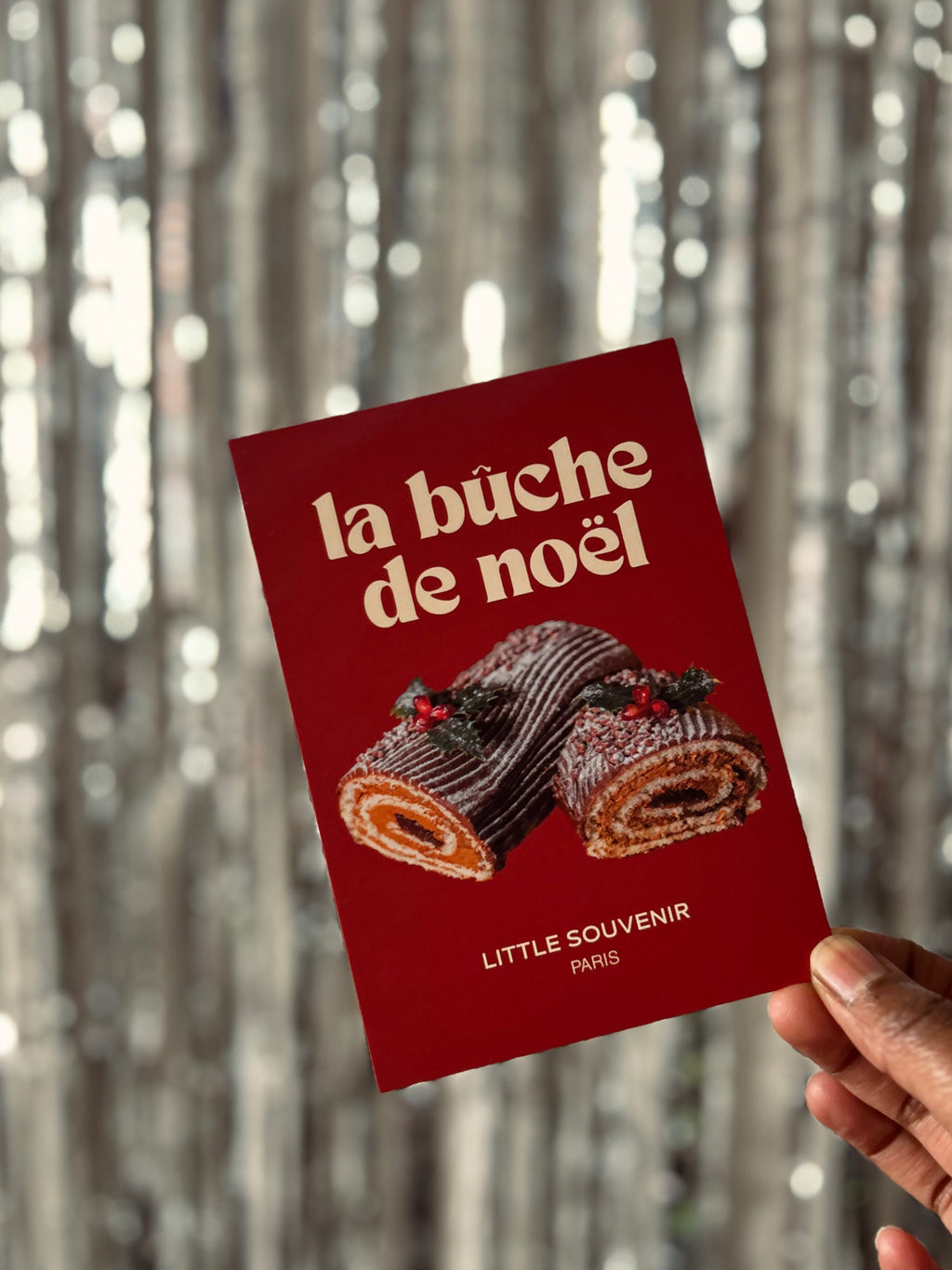 La Carte postale “Bûche de Noël”