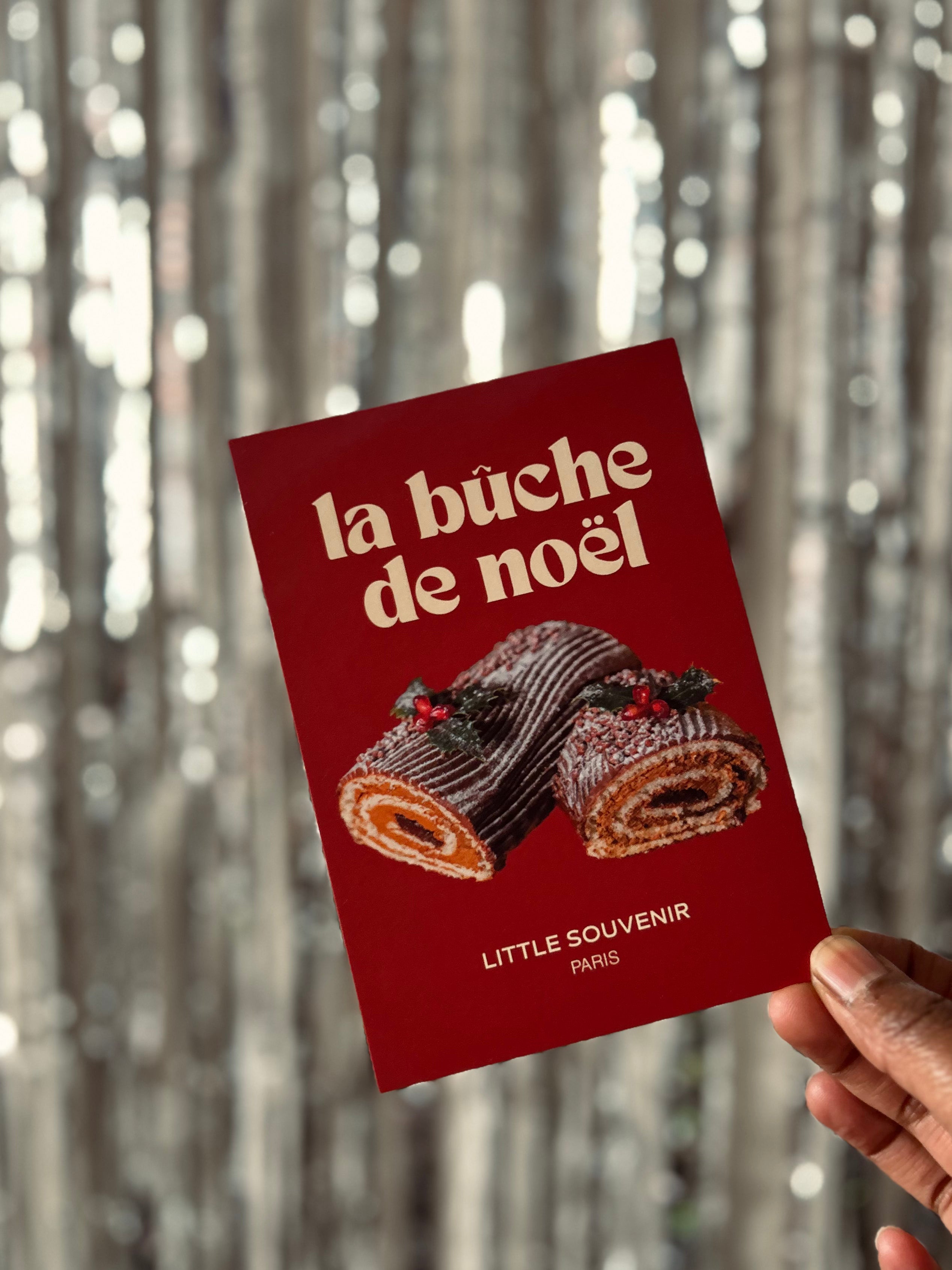 La Carte postale “Bûche de Noël”