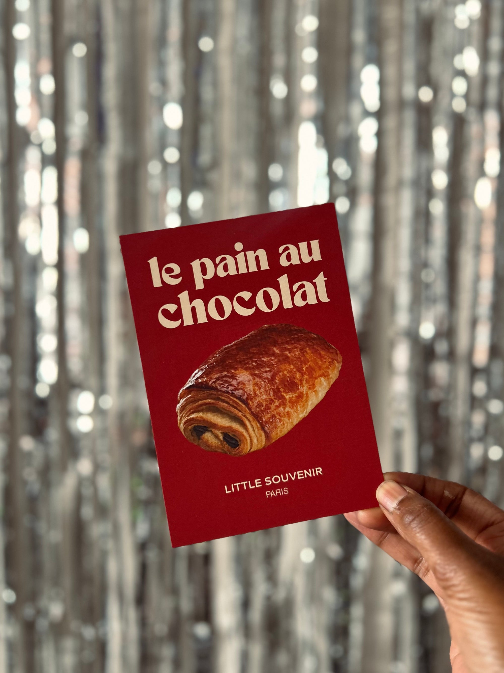 Carte Postale Le pain au chocolat