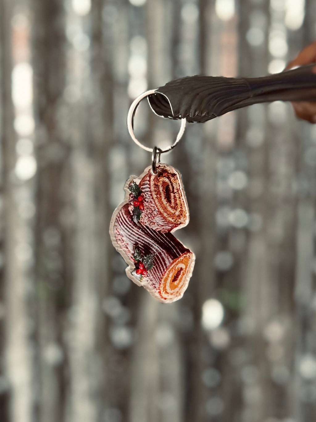 PORTE-CLÉS BÛCHE DE NOËL : L’ACCESSOIRE GOURMAND DE LA SAISON