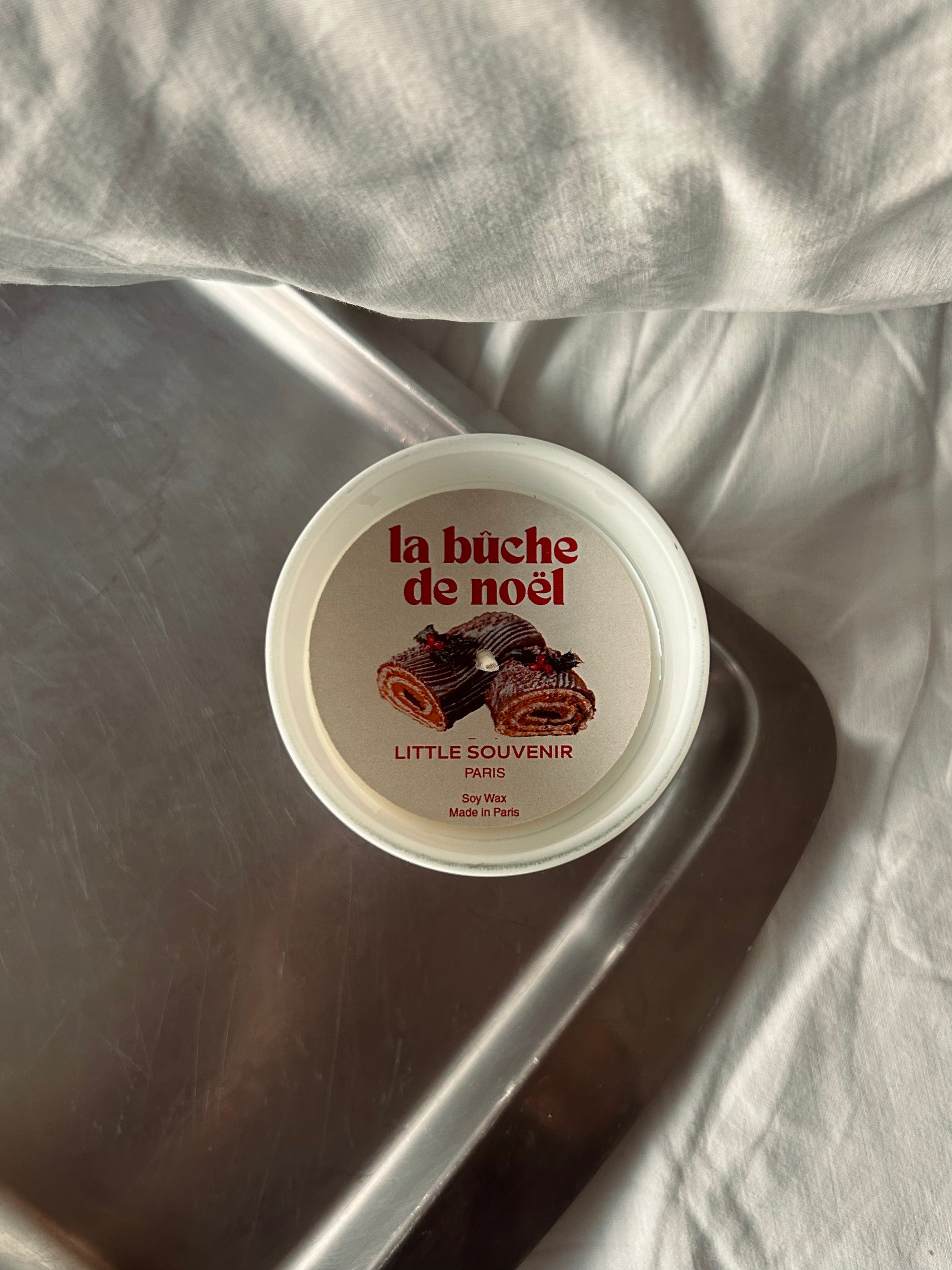 La bougie Bûche de Noël