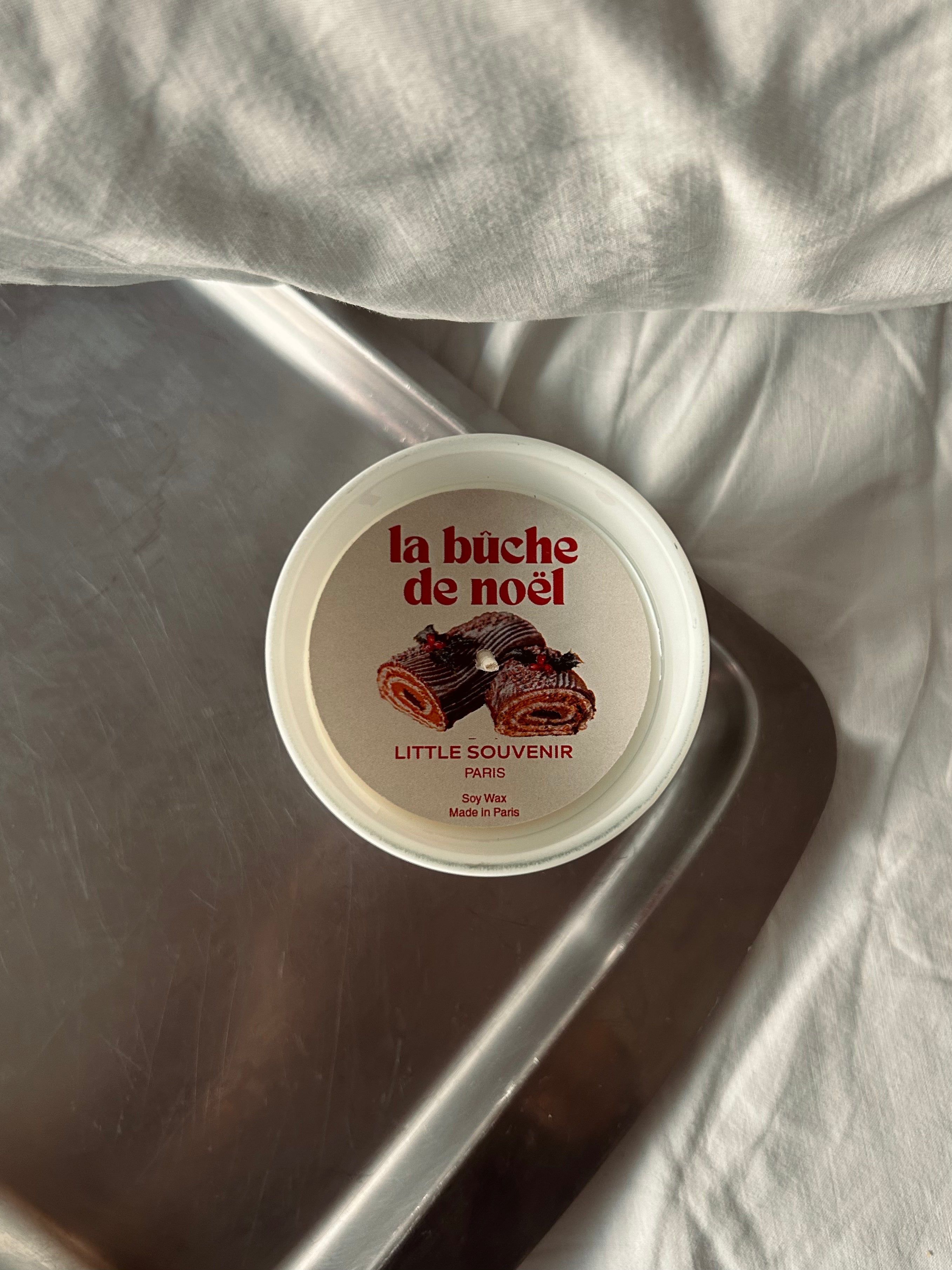 La bougie Bûche de Noël