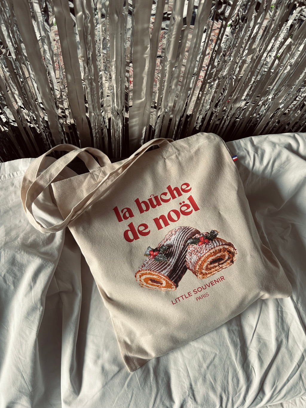 Le Tote Bag Bûche de Noël