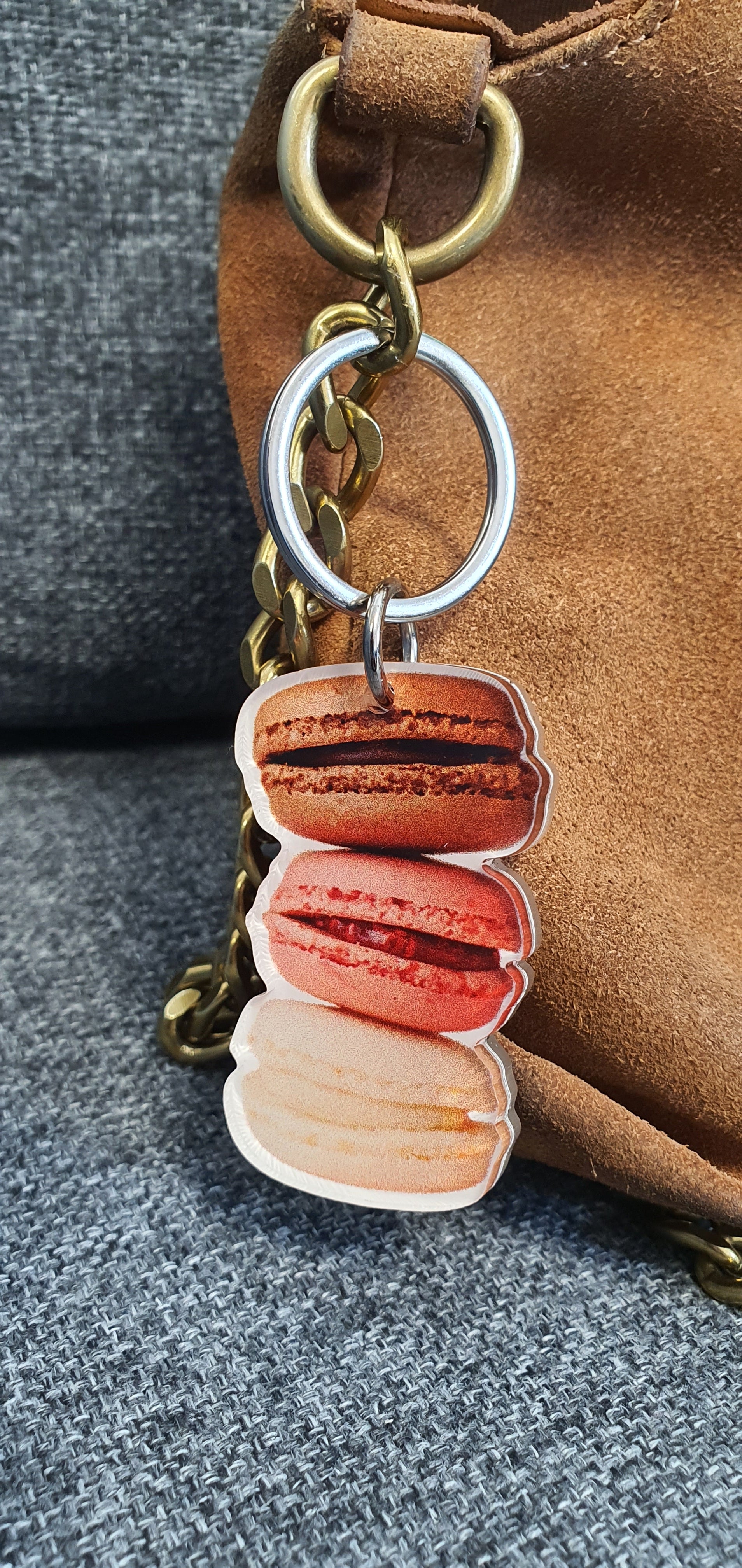 Le porte clé macaron